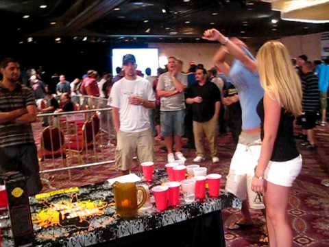 strip beer pong married drinking