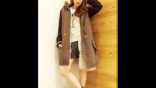 春　おすすめ　モッズコートコーデ