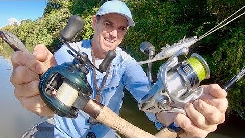 SKIP CASTING Baitcaster Vs Spinning Reel     WHAT REEL IS BEST & WHEN