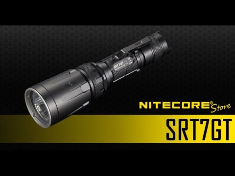 NITECORE SRT7GT 1000 Lumen Red/Green/Blue/UV Smart Ring Selector Tactical Flashlight