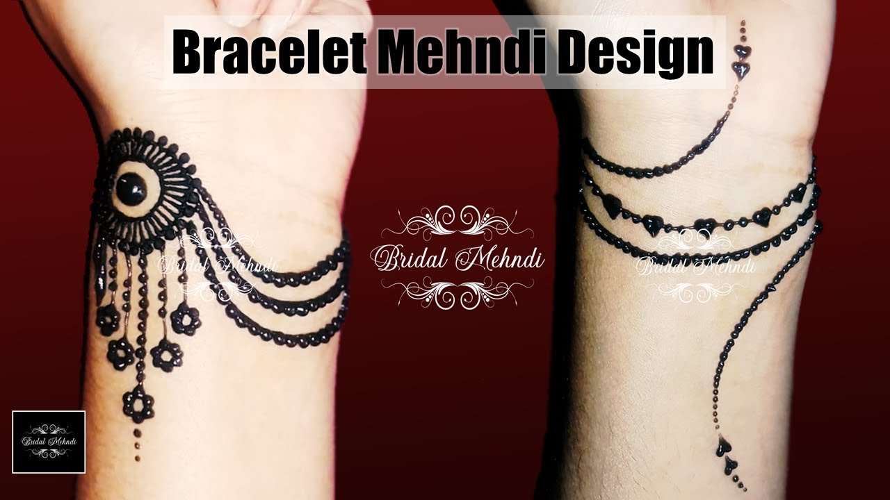 Simple bracelet designs 👉 Follow us 👉 @monika_mehndiart . . . . . . .  Cr:unknown artist dm for credit #bracelets #mehndi #mehndidesign #… |  Instagram