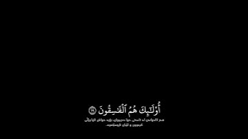 شاشة سوداء قران كريم | سورة الحشر (الآية ١٨ - ٢٠) القارئ بيشةوا قادر الكردي