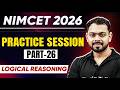 NIMCET 2026 Practice Session Day 26 | Logical Reasoning | NIMCET 2026 | PW NIMCET #pwnimcet