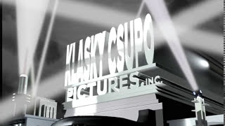 Klasky Csupo Pictures, Inc. Logo 1933 In Black And White