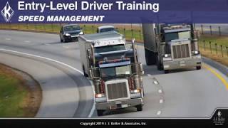 Entry-Level Driver Training: Speed Management