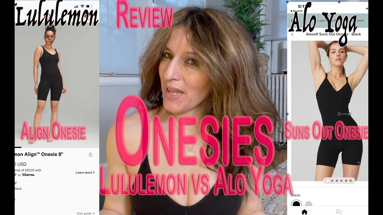 Lululemon Align Onesie vs Alo Yoga Suns Out Onesie review