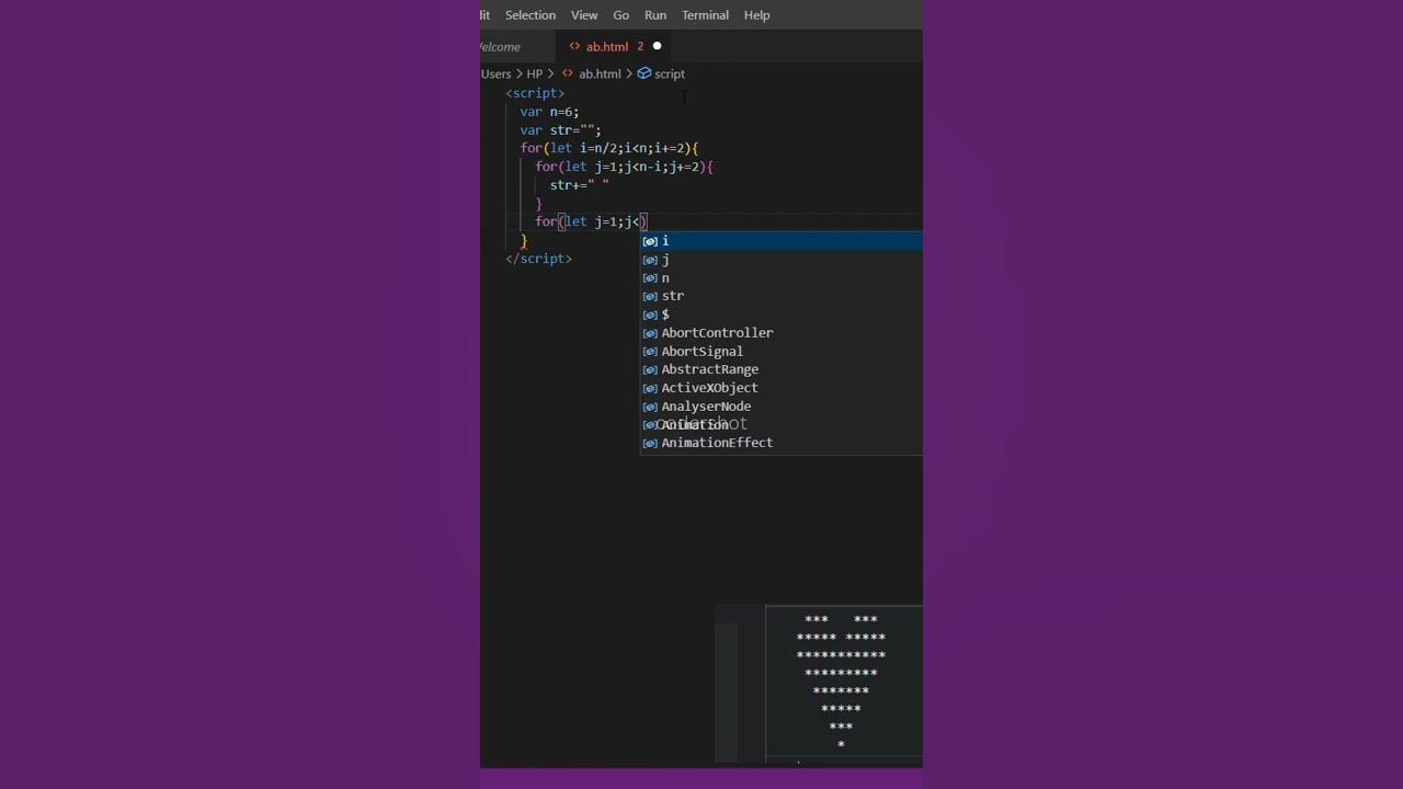print heart star pattern in js...💻🔥 #progra #programming #coding # ...