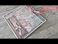 Stamperia Passion mini album tutorial|Marina Manioti