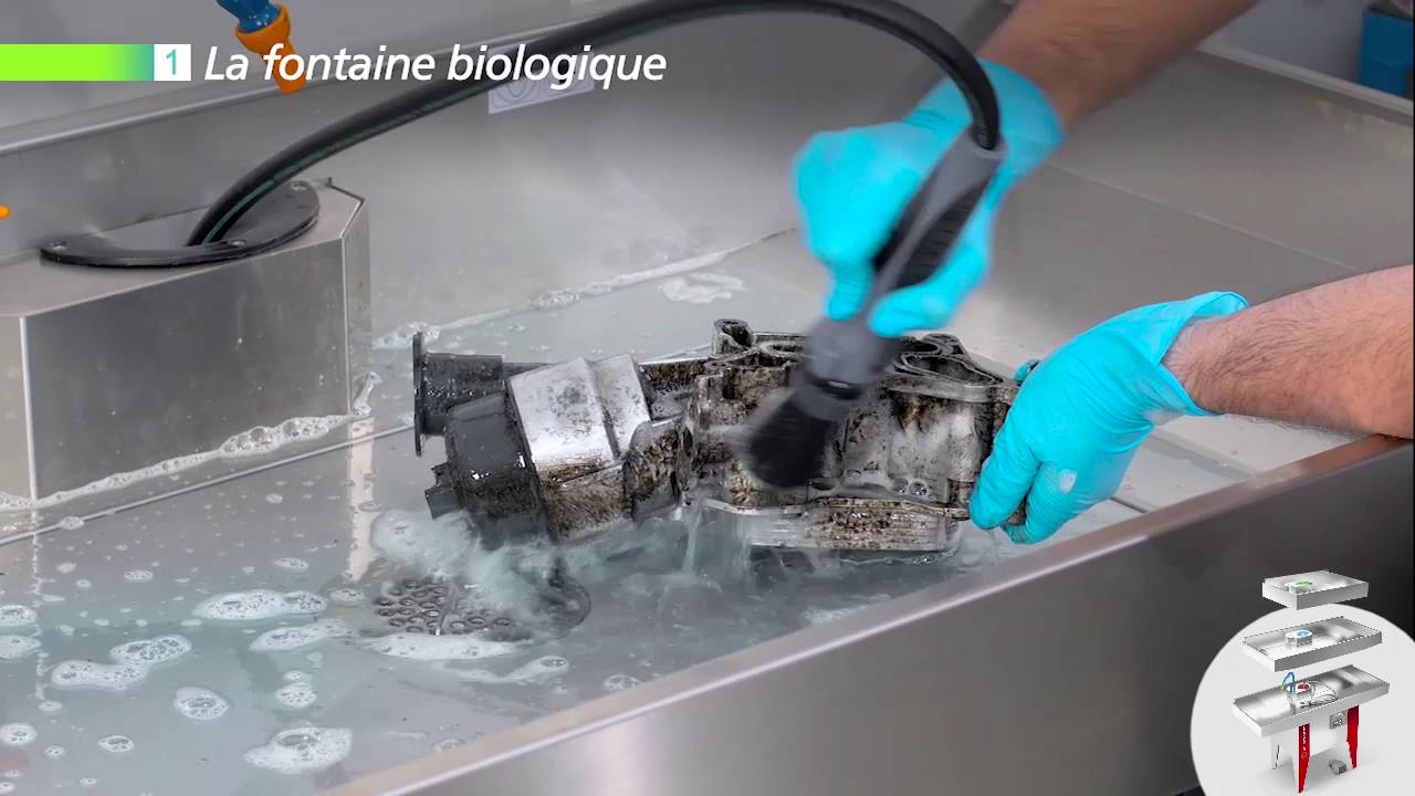 Fontaine de dégraissage biologique ou lessivielle - Fontaine biologique ou  lessivielle de dégraissage