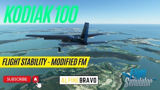 How to Fly the Kodiak 100 | Part 15b: Hand flying & Stability - modified flight model