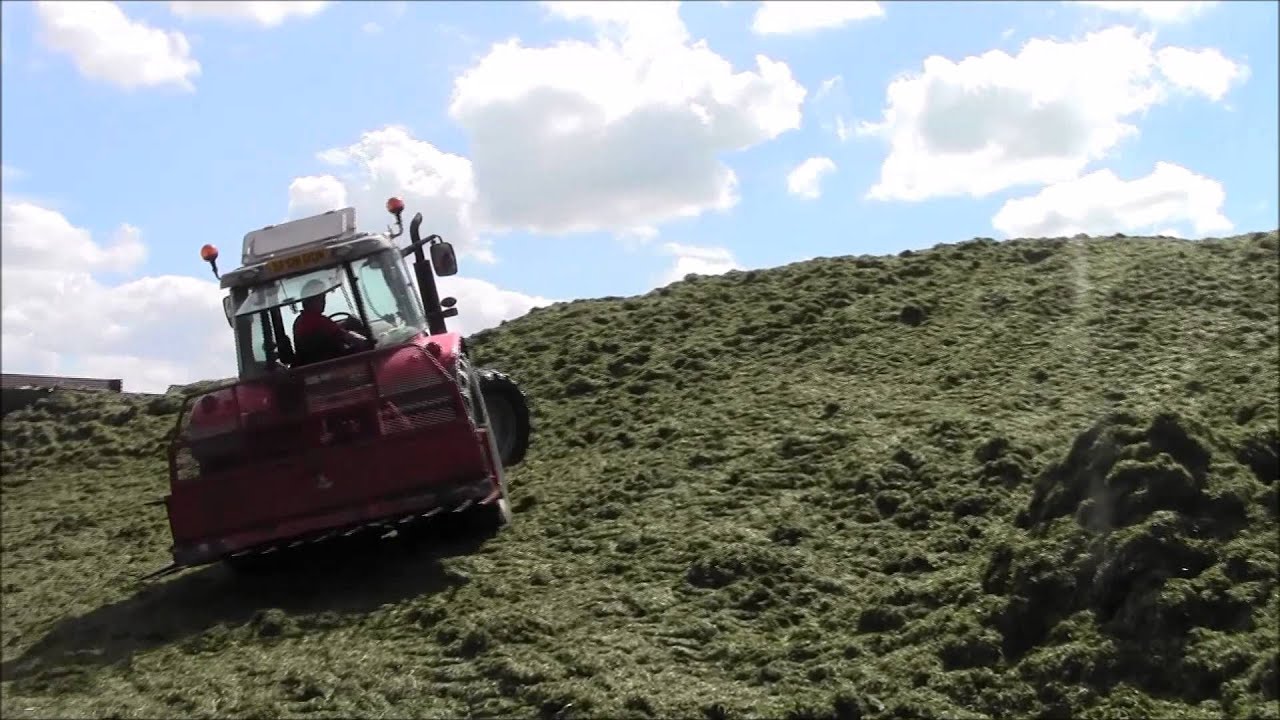 Massey Ferguson 5465 Tractor Silage done!