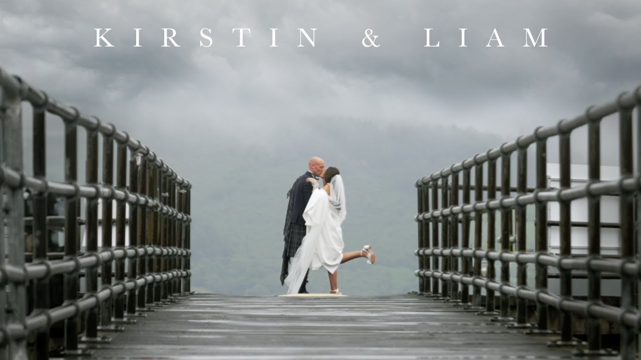 Loch Lomond looks moody in the rain as couple exchange wedding vows | Lodge on Loch Lomond Wedding