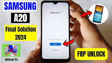 Samsung Galaxy A20 (SM-A205F) FRP Bypass/Unlock 2024 Android 11 Without Pc | Google Account Unlock