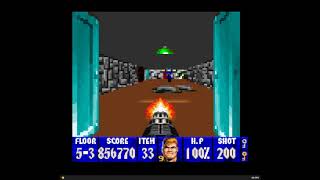 Wolfenstein 3D (SNES) 100% - Mission 5-3