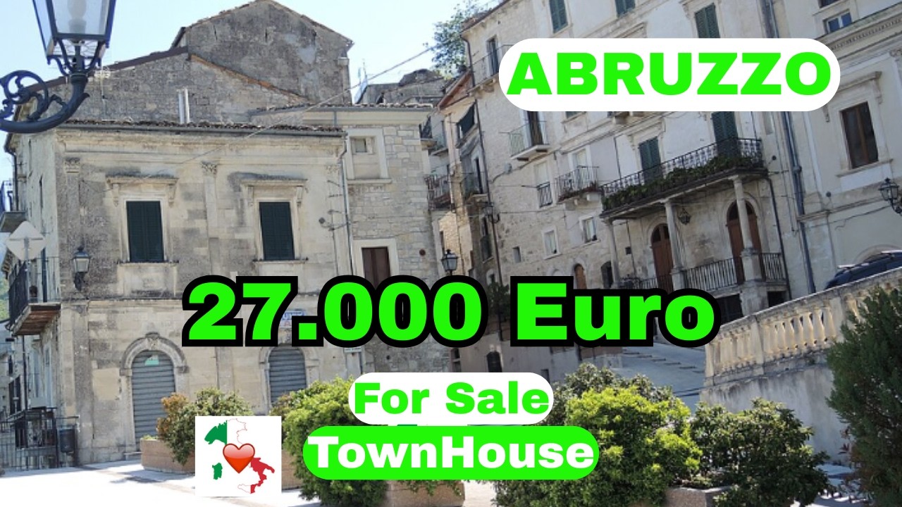 Абруццо, Пеннапьедимонте, провинция Кьети. Таунхаус, 2 этажа, 27 тыс. кв.м [Туристическая зона], ...