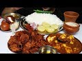 Food Making and Eating Mukbang Indian Food