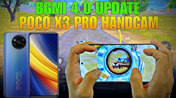 BGMI 4.0 UPDATE POCO X3 PRO GAMEPLAY TEST 🤯 | POCO X3 PRO HANDCAM GAMEPLAY