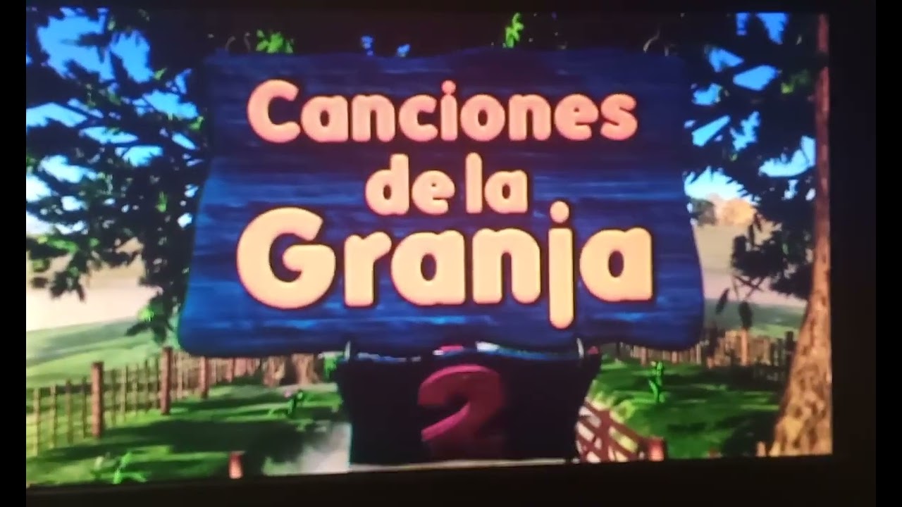 DVD Menú Canciones de la Granja 2 2014
