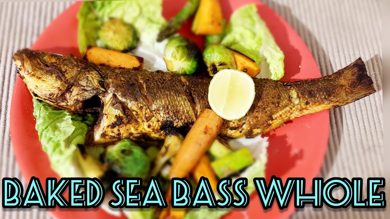 Easy Oven Baked whole Sea Bass l Delicious Baked Fish l Baked Sea Bass