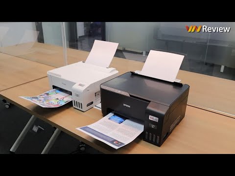 Video Trải nghiệm bộ đôi máy in màu Epson EcoTank L1256 và... - youtube