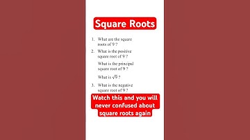 Square roots basics #squareroot #radicals #math #algebra #mathshorts
