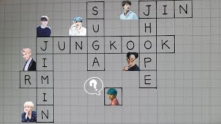 BTS Crossword | Hold on... What about "V"? #KPOP