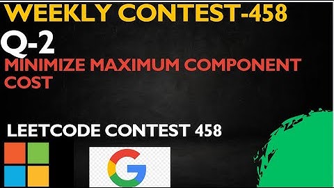 Q2. Minimize Maximum Component| Minimize Maximum Component | Weekly contest 458 solution |union find