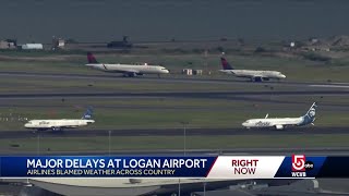 Major delays at Logan Airport, planes wait for hours on tarmac