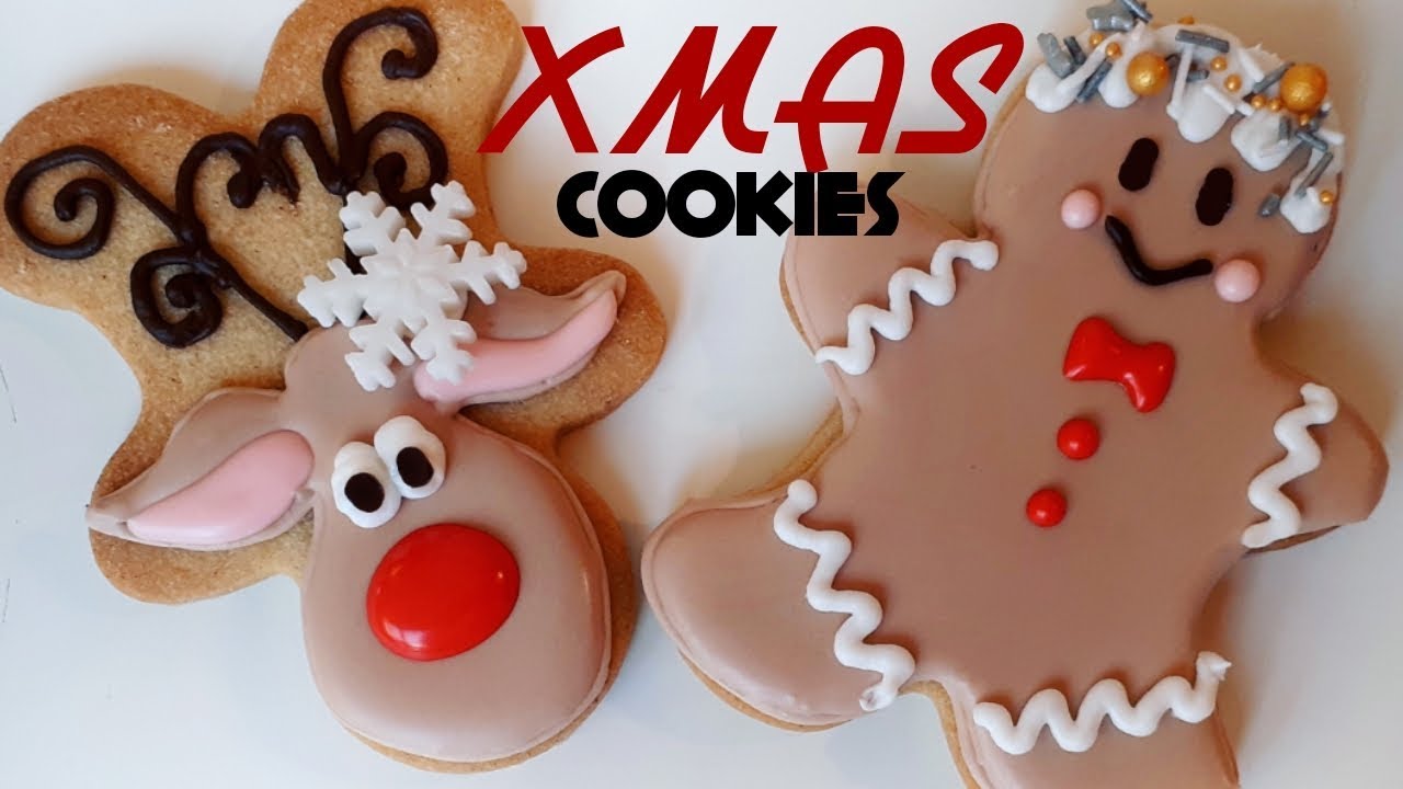 CUTE & EASY GINGERBREAD COOKIES with Royal Icing I Cake Decorating