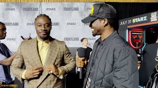 Charles Babalola Interview at the Fightland Red Carpet Premiere