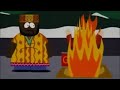 South park  chef sets a monk on fire