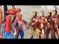 Spider Man & Iron Man Top 10 Action Scene In Spider-verse Figure Stopmotion