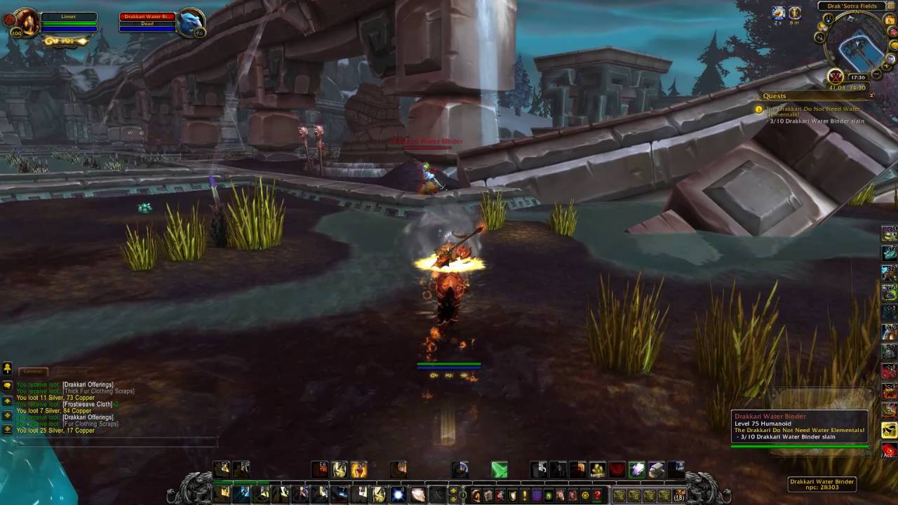 The Drakkari Do Not Need Water Elementals Quest ID 12562 Playthrough Zul'drak YouTube