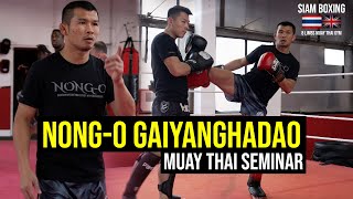 Nong-O Gaiyanghadao UK Muay Thai Seminar - Siam Boxing - น้องโอ๋ ไก่ย่างห้าดาว