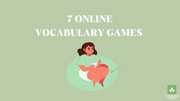 Game for kids to review vocabulary năm 2024
