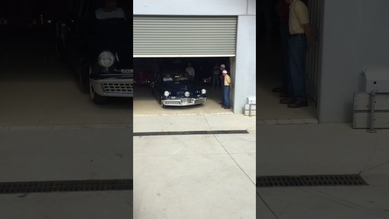 Tucker 48 No. 45 doing a burnout