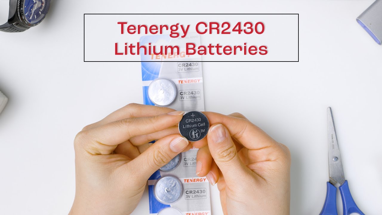 Premium Batteries Sony CR2430 3V Lithium Coin Cell Battery (5 Pack