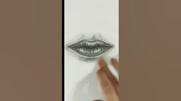 💋Çok kolay #lip #dudak #resimselşeyler #drawing #lipdrawing  #karakalemdudak