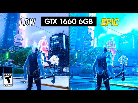 Fortnite GTX 1660 Super 6GB All Settings Chapter 4