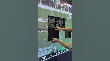 Quick and magnetic! Set up your LED display in seconds! 🧲💡 #LEDDisplay #Magnetic #Shorts