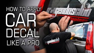 How to Apply Decal Like a Pro | Wet Method 2021