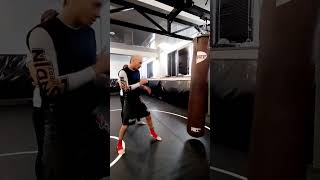 Тайский бокс - Back kick с подводкой Все видео по #боксу и #muaythai в телеграм👉  t.me/fighttrainer