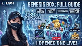 Frost Kingdom Genesis Box FULL Guide — RDIA Presale, Jackpot Pool & Tokenomics (I Opened One LIVE!)