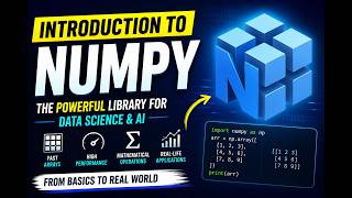 Introduction to #Numpy. Advance Real life examples and applications