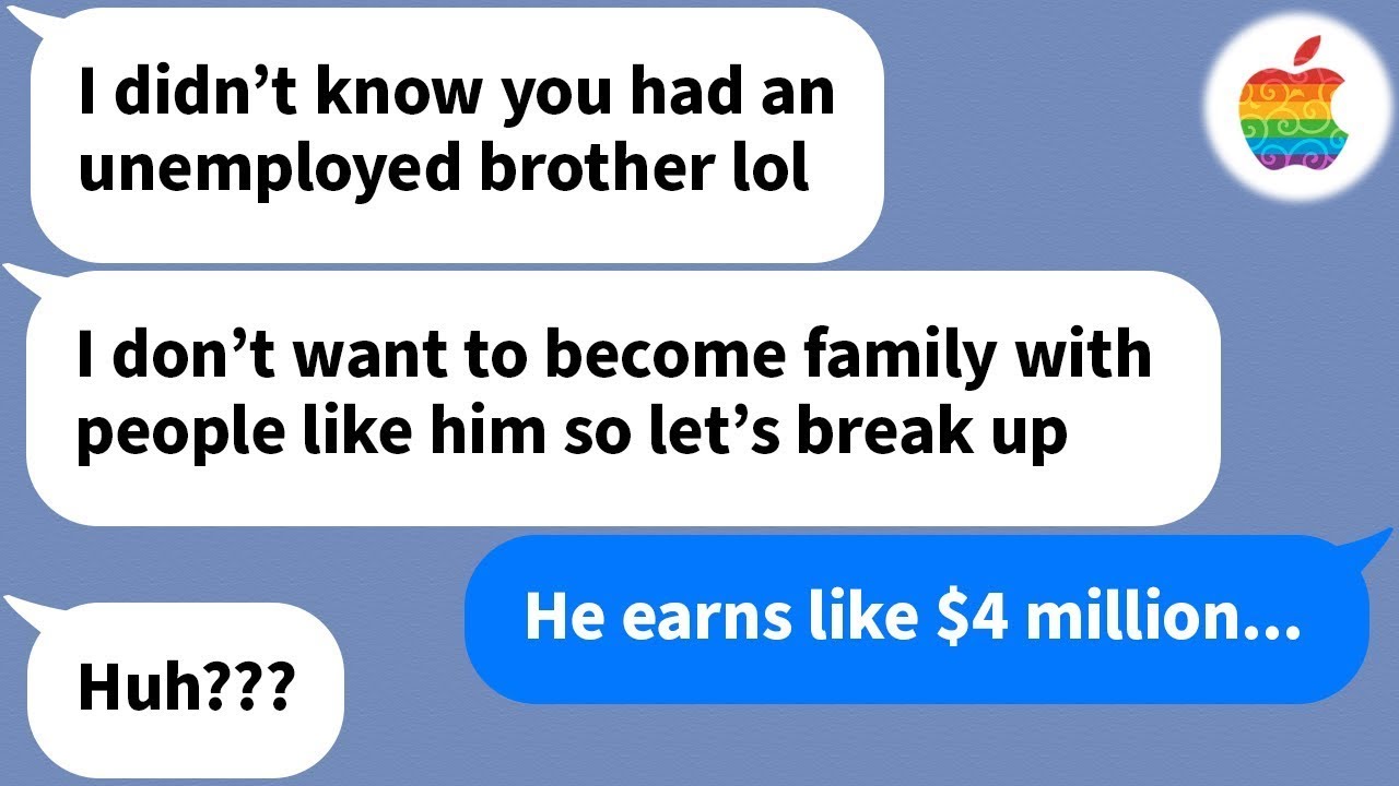 【Apple】 My fiancé broke up with me because he thought my brother was a shut in but...