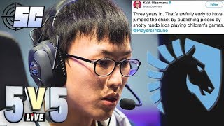 Keith Olbermann Doesnt Like Doublelifts Article | 5v5 Live Highlight  | LoL esports