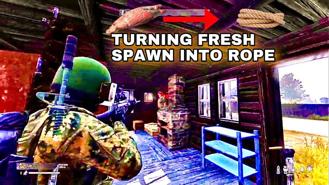 How to make rope on any server dayz - YouTube