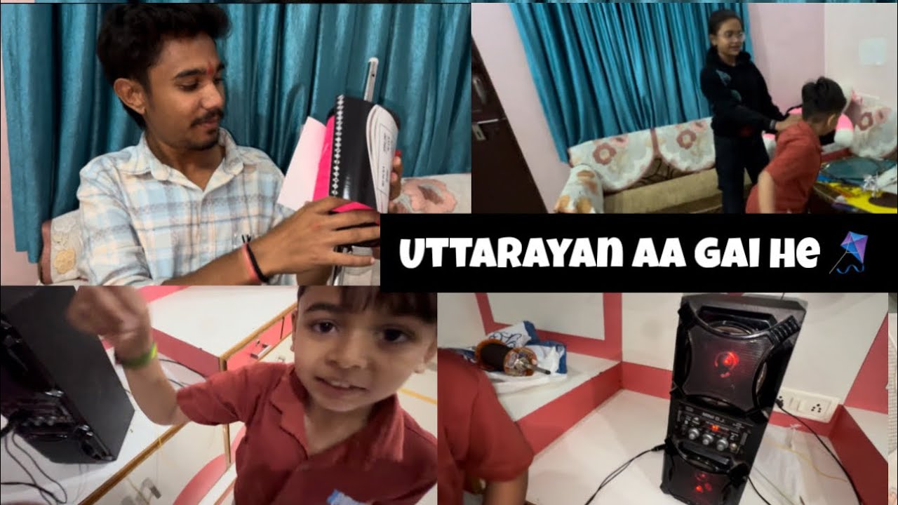 Uttarayan aa gai he so taiyare jordar chalu he😁🪁