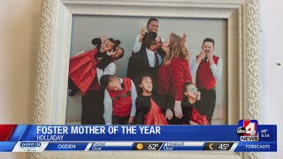 Foster mom of 12 receives Foster Mother of the Year award