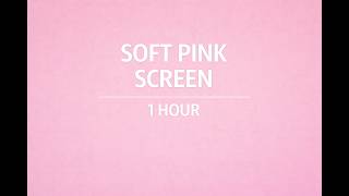 Soft Pink Screen (1 Hour) | 4K Aesthetic Background for Relaxation, Sleep & Ambient Light screenshot 3